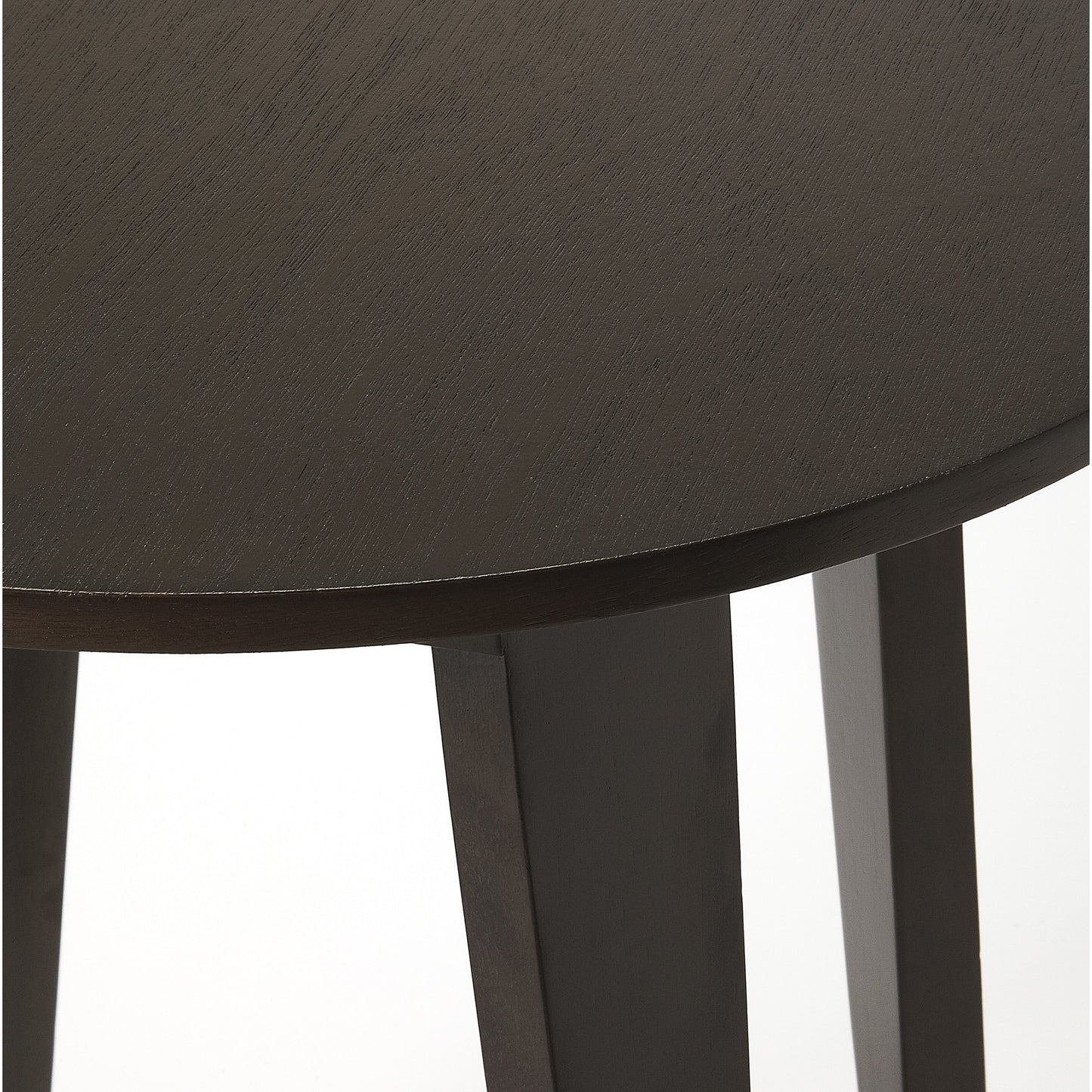 005 O-BUTLER-2040140 | Additional Silo | Round Accent Table by Butler Specialty Company in dark brown and butler loft. Made from sheesham wood solids in a modern style.