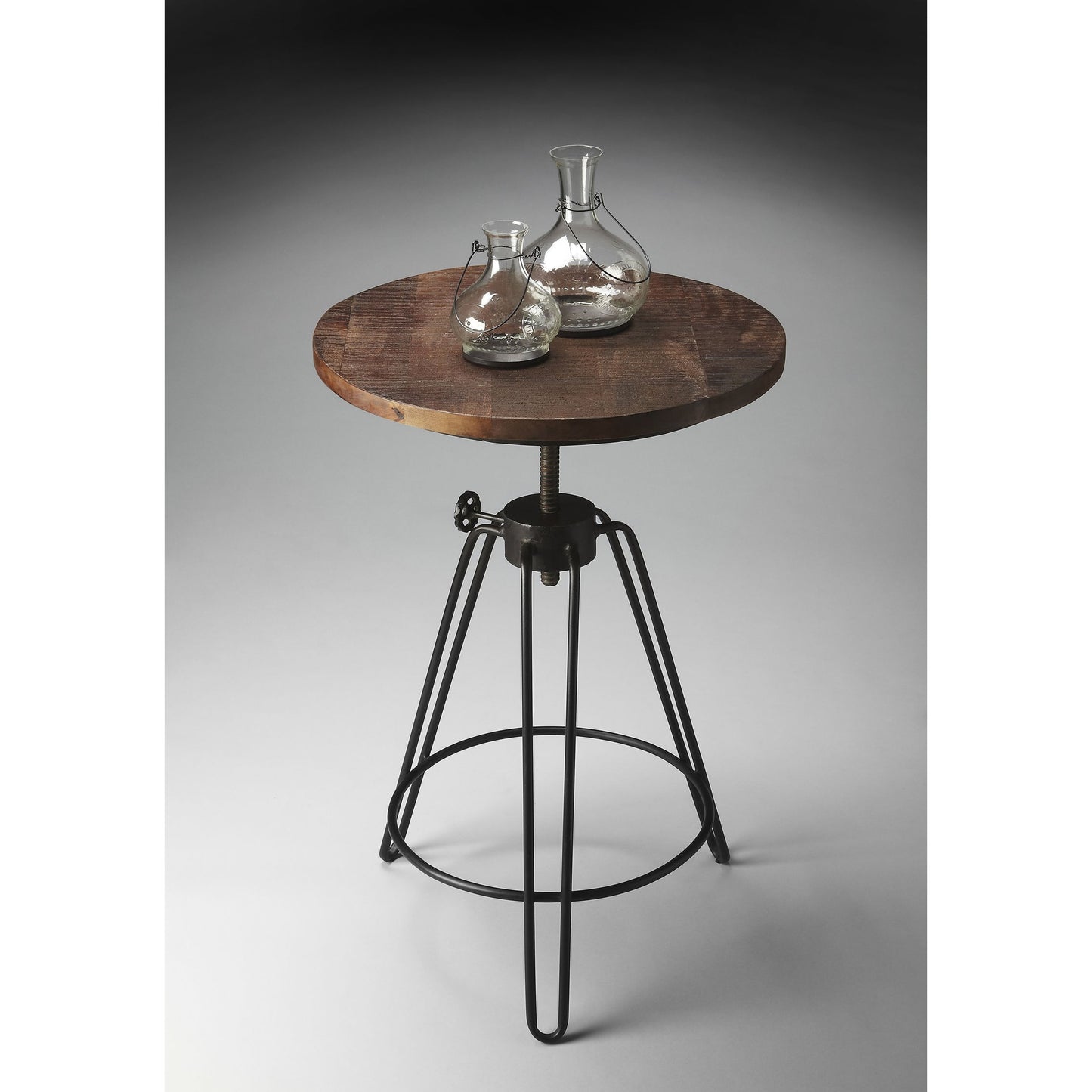 004 O-BUTLER-2046025 | Additional Silo | Modern Drink Table by Butler Specialty Company in multi-color and metalworks. Made from iron, recycled wood solids in a modern style.