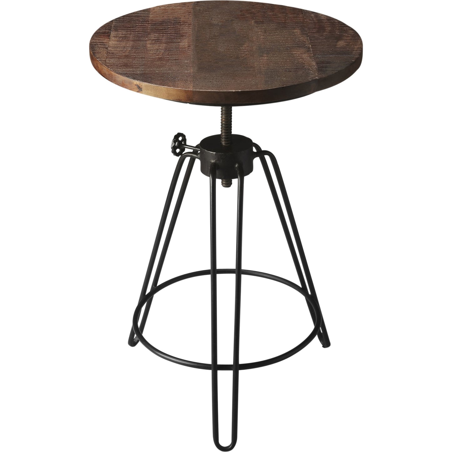 001 O-BUTLER-2046025 | Additional Silo | Modern Drink Table by Butler Specialty Company in multi-color and metalworks. Made from iron, recycled wood solids in a modern style.