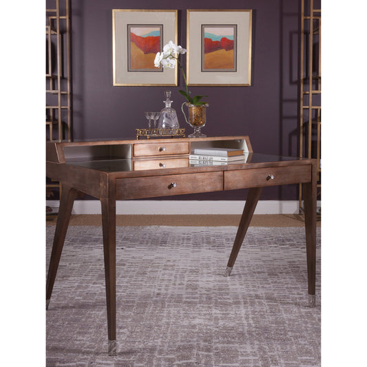 Credo Desk by Artistica Home in mahogany. Made from unique in a transitional style.