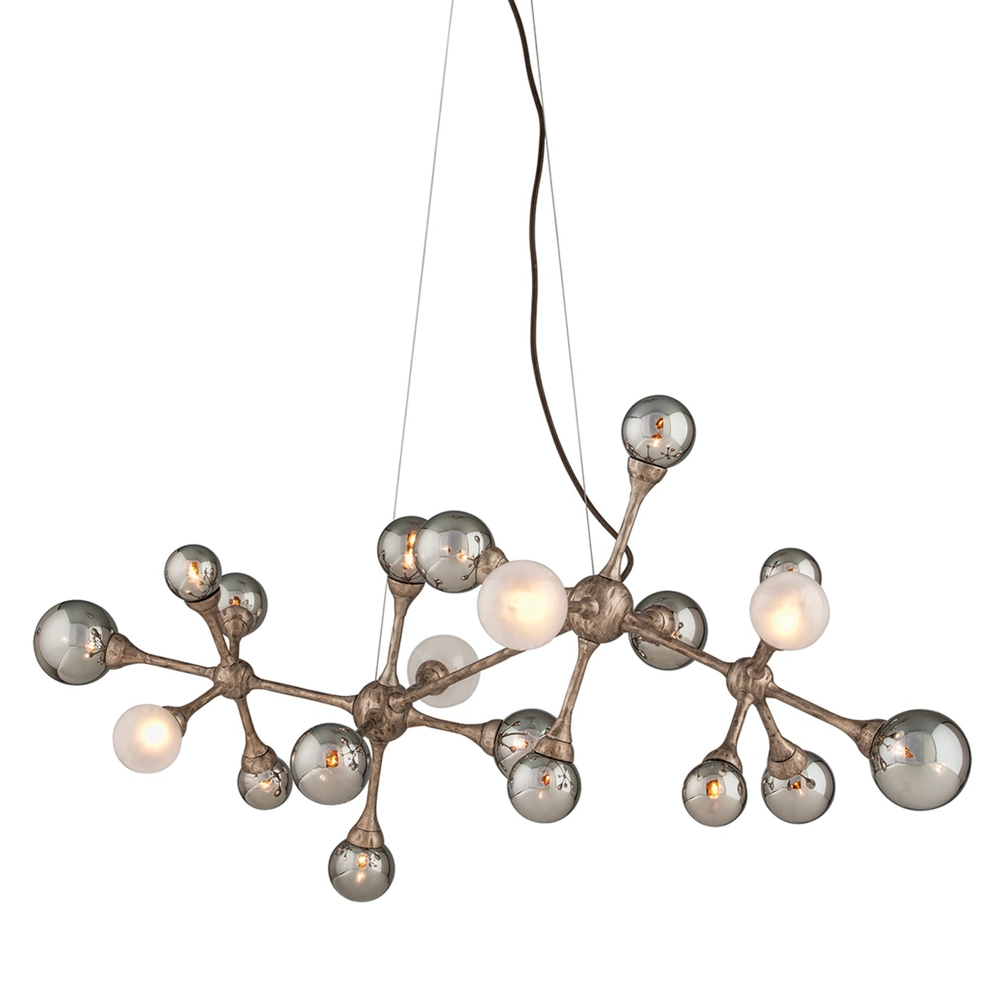 002 SI-2072728 | Additional Silo | Element Linear Chandelier by Corbett in vienna bronze. Made from hand crafted iron, aluminum in a modern style.