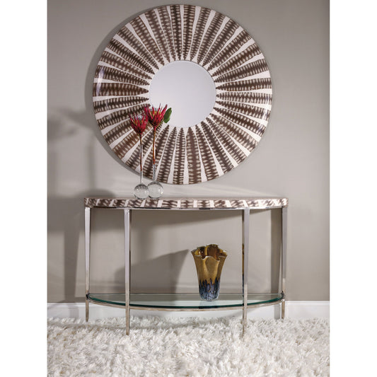 Sulu Sea Snake Round Mirror by Artistica Home. Made from unique in a coastal style.