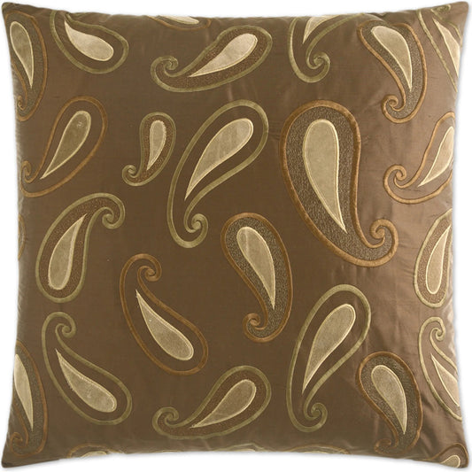 Terme Pillow by DV Kap Home in brown. Made from unique in a eclectic & global style.