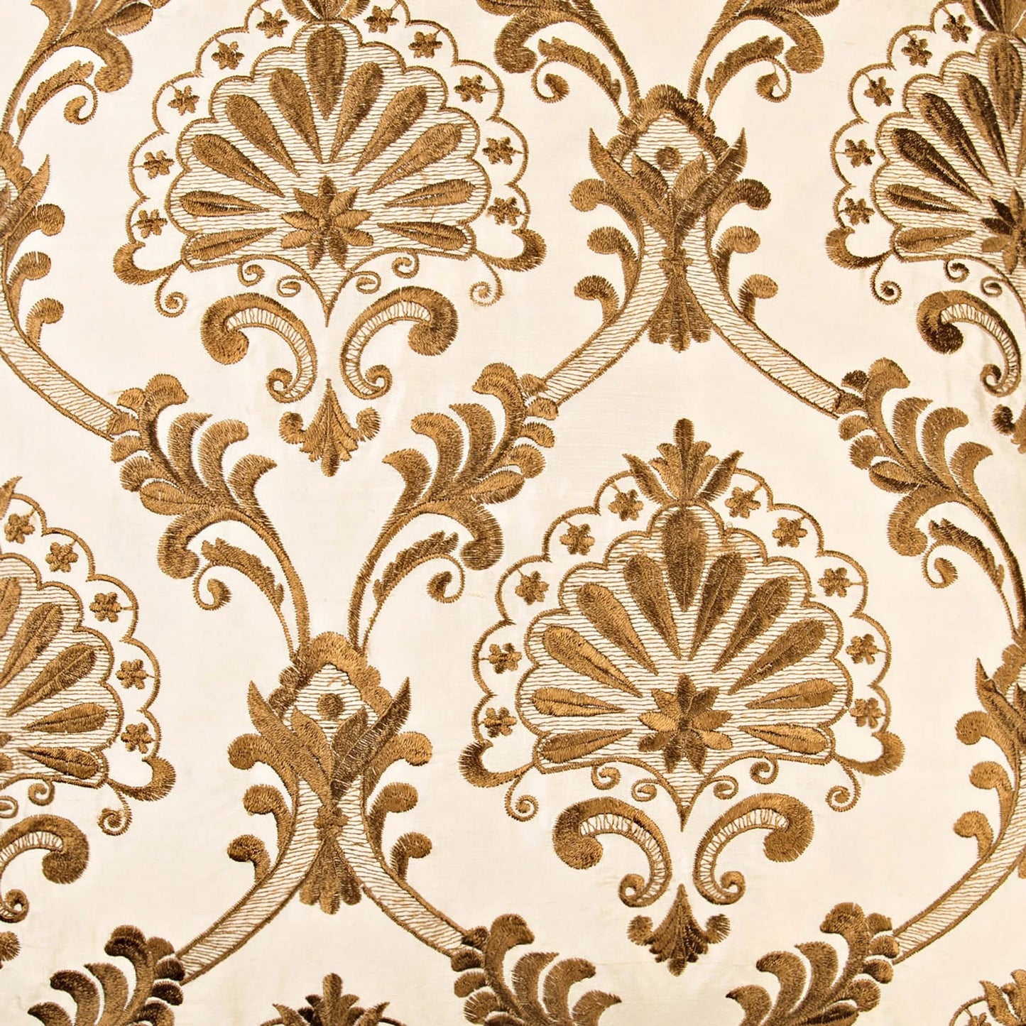 002 SI-2382429 | Closeup | Tavoos Pillow by DV Kap Home in cream. Made from unique in a traditional style.