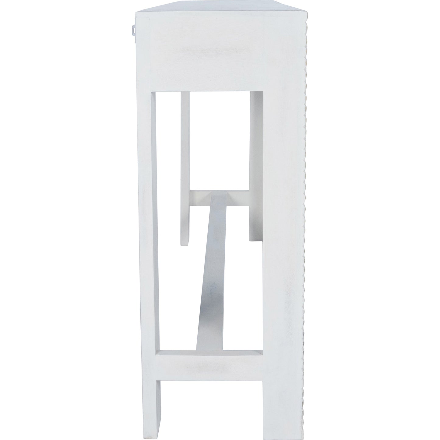 003 O-BUTLER-2069290 | Additional Silo | Janta Console Table by Butler Specialty Company in white and whitewashed. Made from recycled mango wood solids in a eclectic & global style.