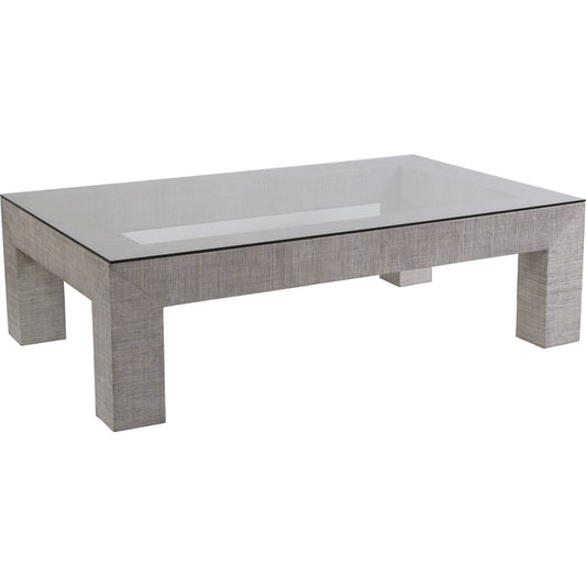 Precept Rectangular Cocktail Table by Artistica Home in light gray. Made from unique in a modern style.