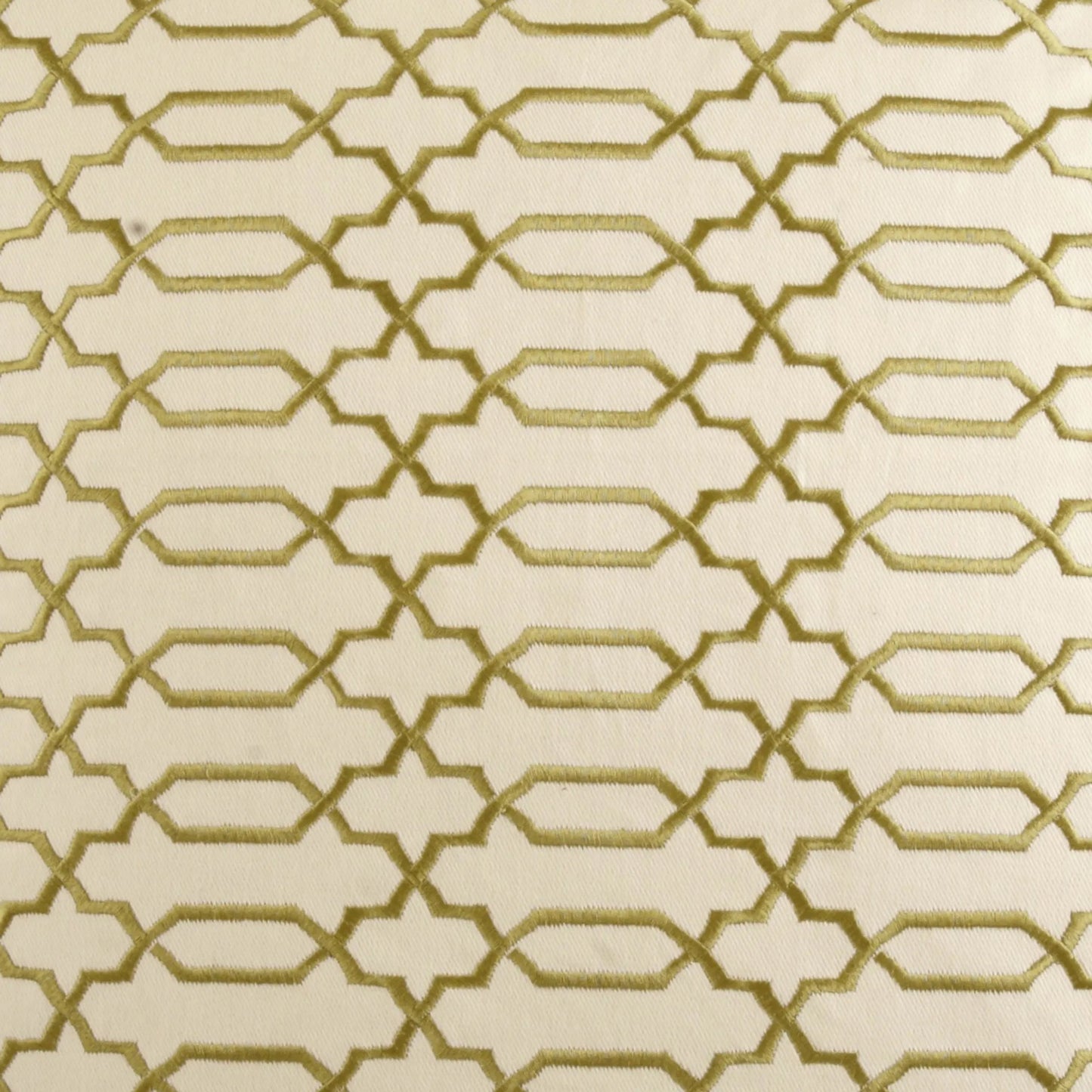002 SI-2381570 | Closeup | Lattice Pillow by DV Kap Home in gold. Made from unique in a traditional style.