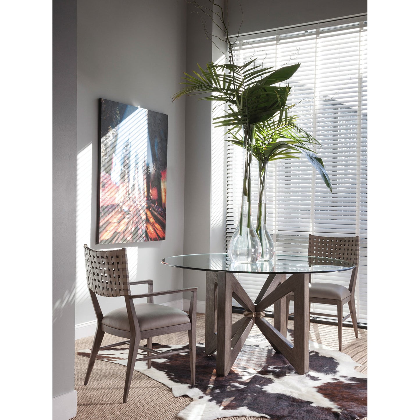 006 SR-834461 | Lifestyle | Milo Leather Side Chair by Artistica Home. Made from unique in a modern style.