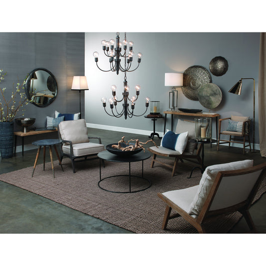 Farmhouse Bench by Jamie Young in natural wood. Made from wood in a transitional style.