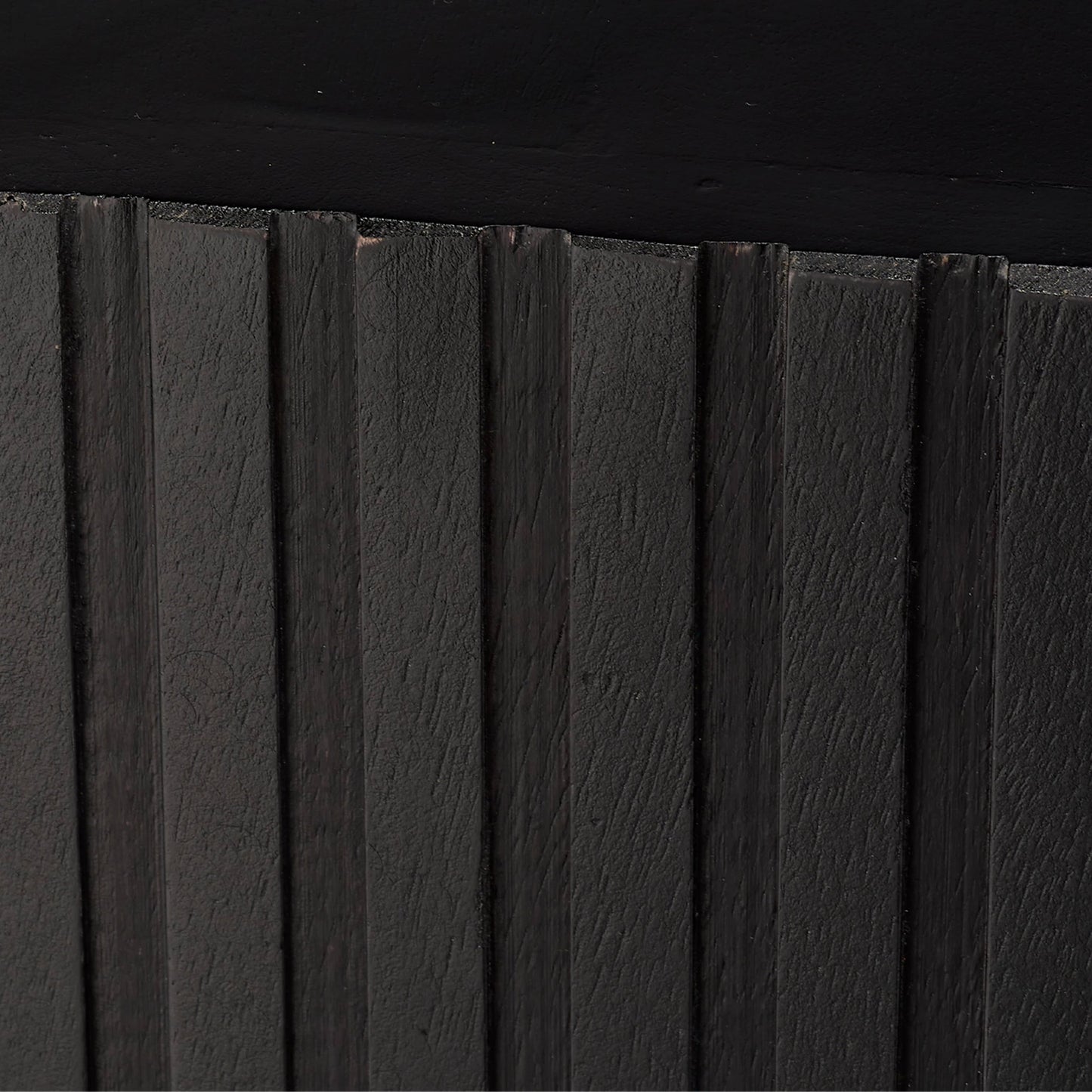 004 SI-2146430 | Closeup | Notch Square Table by Jamie Young. Made from mango wood in a modern style.