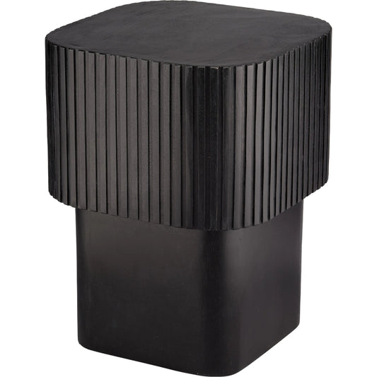 Notch Square Table by Jamie Young. Made from mango wood in a modern style.