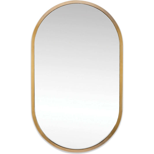 001 S-341506 | Primary Silo | Canal Mirror by Regina Andrew. Made from stainless steel in a modern style.