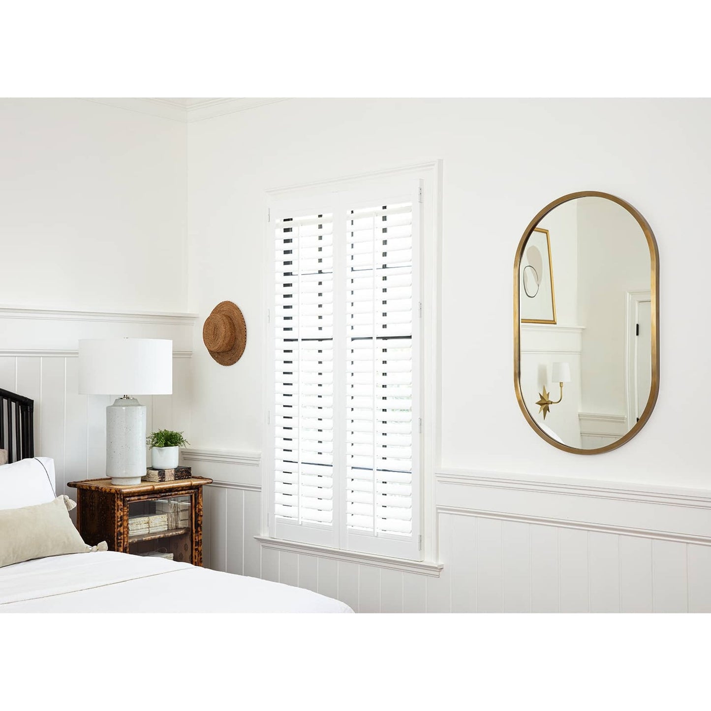 015 S-341506 | Lifestyle | Canal Mirror by Regina Andrew. Made from stainless steel in a modern style.