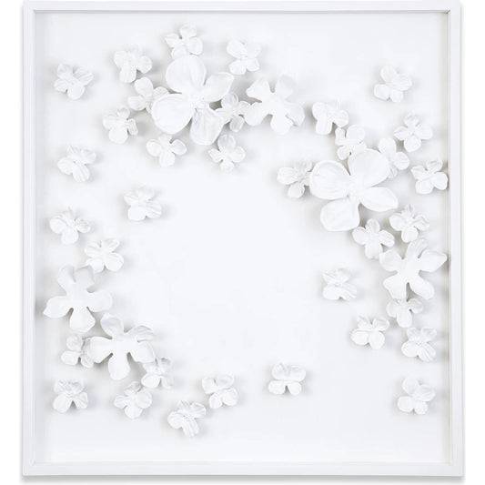 Dogwood Bouquet I by Regina Andrew in white. Made from resin in a modern style.