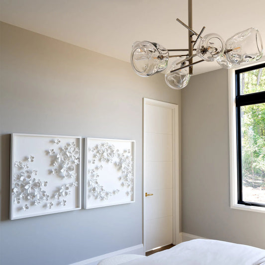 Dogwood Bouquet II by Regina Andrew in white. Made from resin in a modern style.