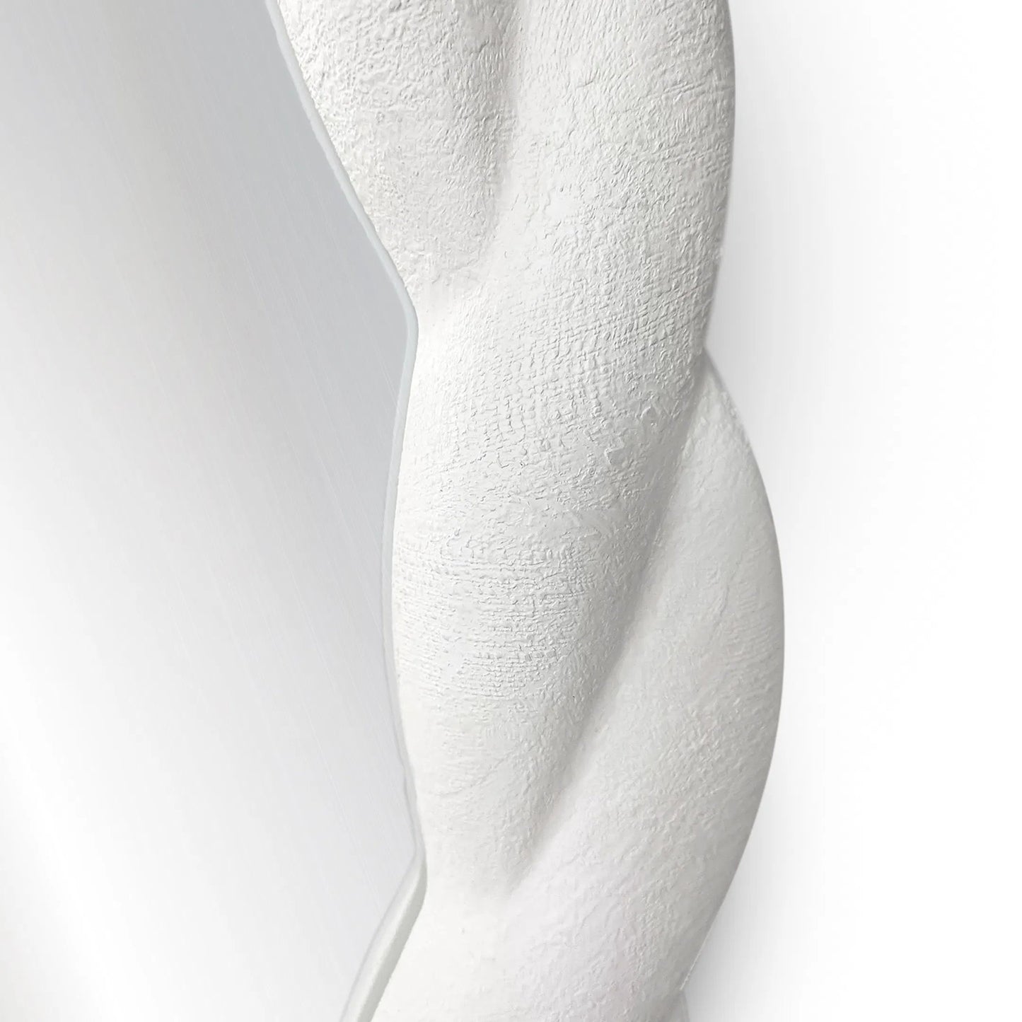 003 SI-2629031 | Closeup | Saylor Mirror by Regina Andrew in white and white. Made from resin in a unique style.