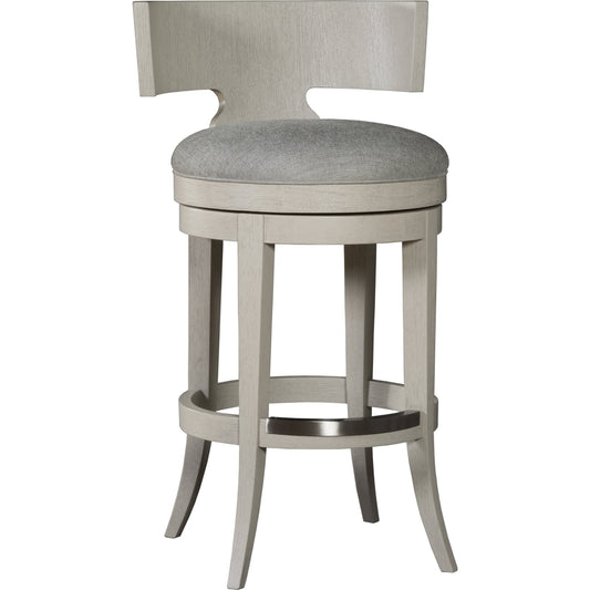 Fuente Swivel Barstool by Artistica Home in gray. Made from unique in a transitional style.