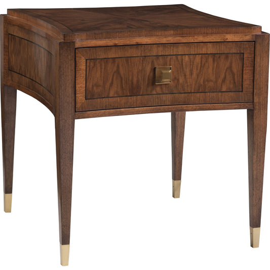 Chiavari Square End Table by Artistica Home in bleached walnut. Made from unique in a transitional style.