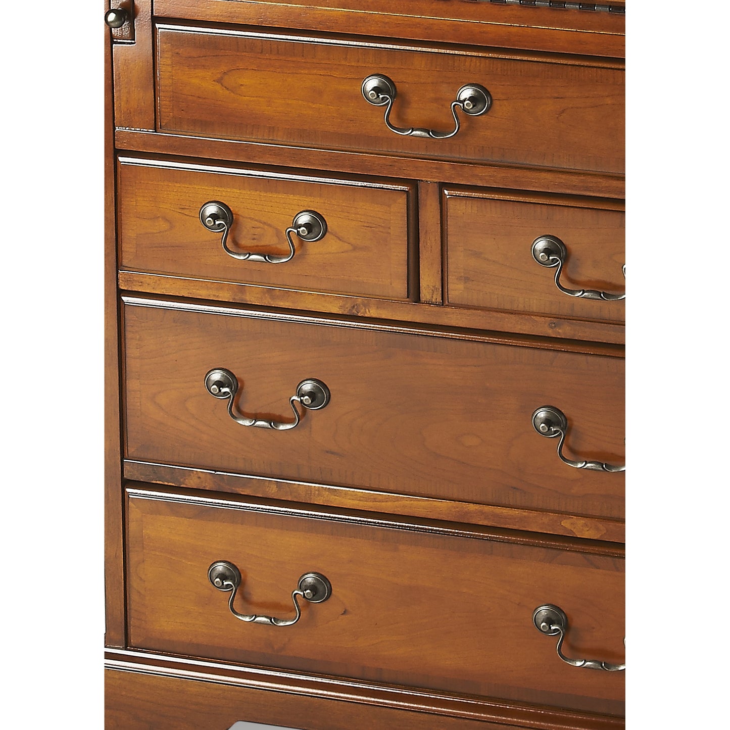 011 O-BUTLER-2118101 | Closeup | Danforth Secretary by Butler Specialty Company. Made from unique in a traditional style.