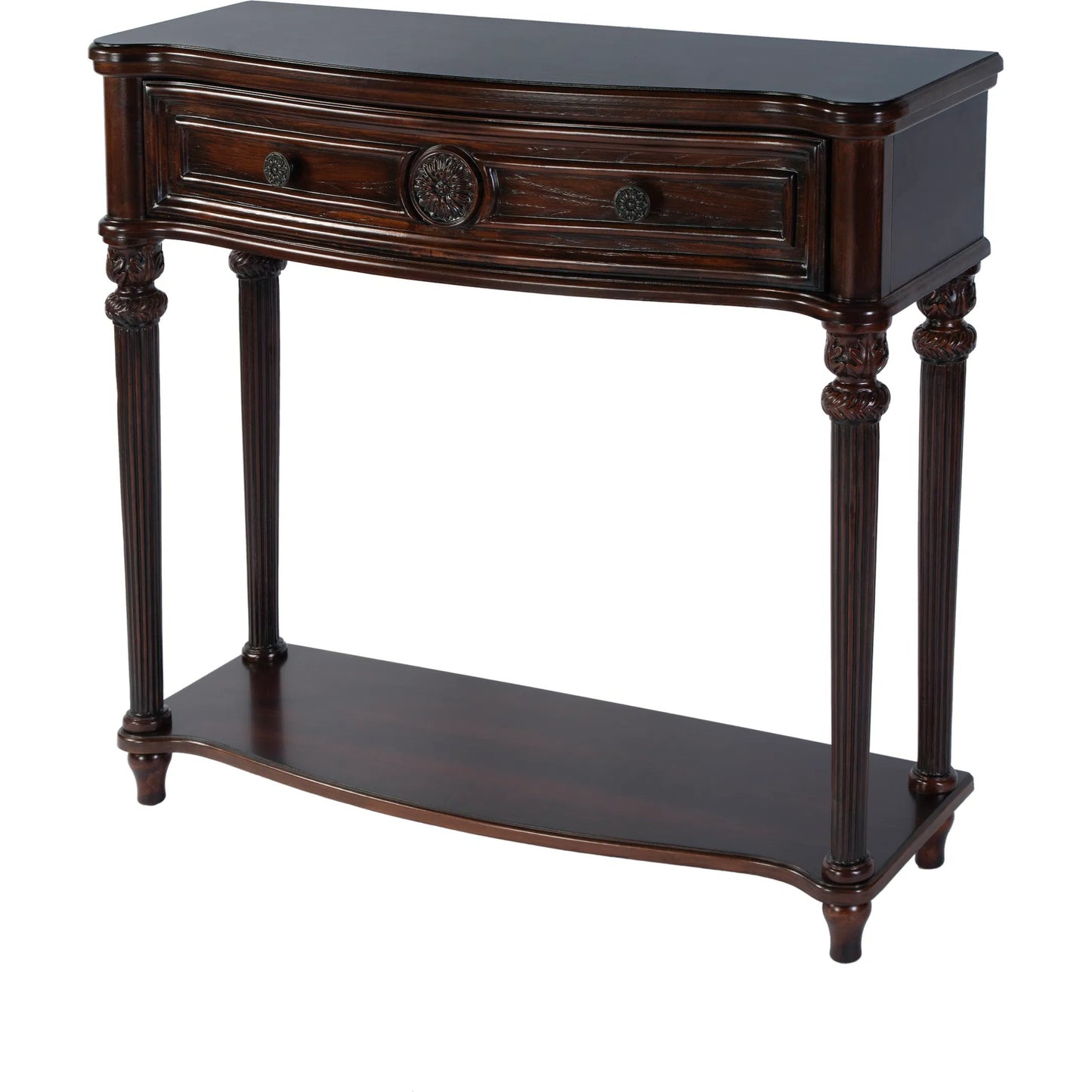 004 O-BUTLER-2130024 | Primary Silo | Peyton Console Table by Butler Specialty Company. Made from poplar wood solids, wood products, cherry veneers in a traditional style.
