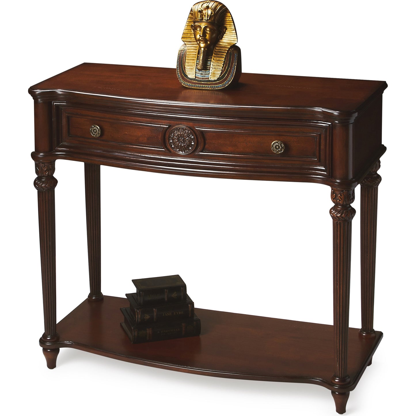 004 O-BUTLER-2130024 | Additional Silo | Peyton Console Table by Butler Specialty Company. Made from poplar wood solids, wood products, cherry veneers in a traditional style.