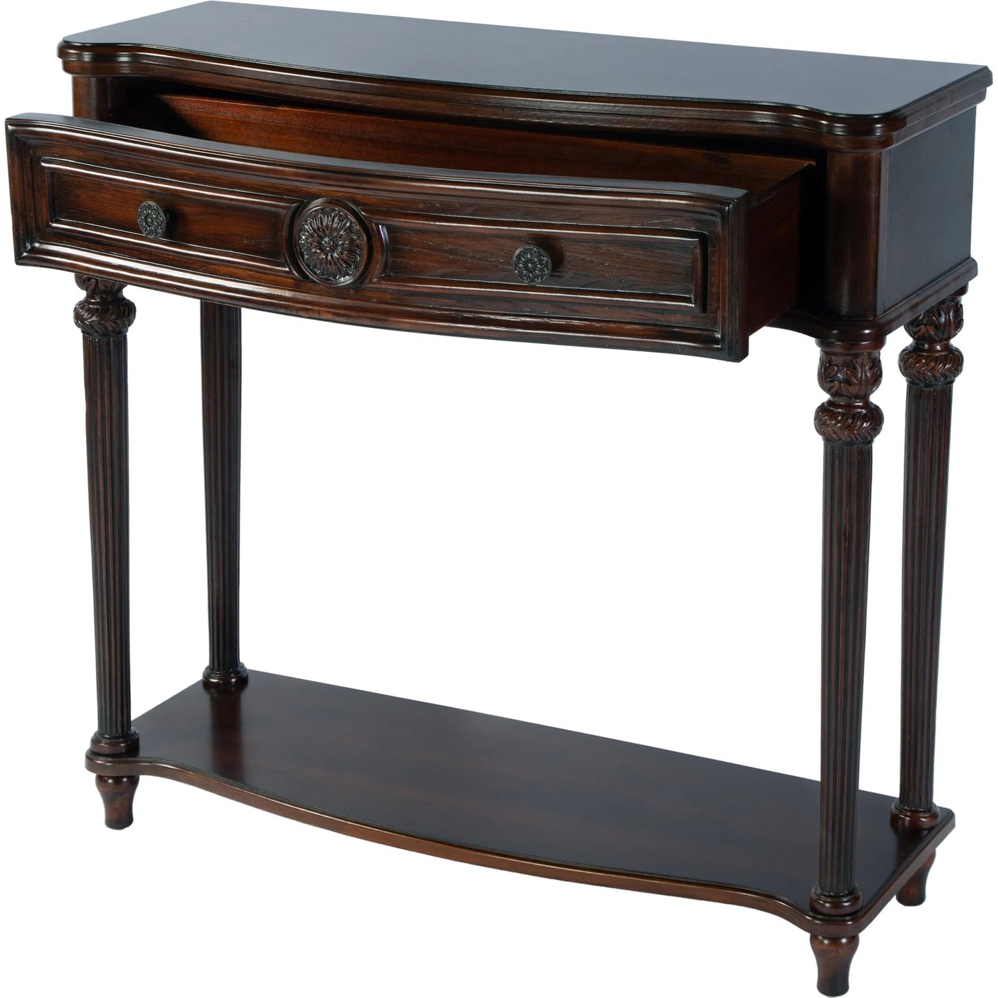 010 O-BUTLER-2130024 | Additional Silo | Peyton Console Table by Butler Specialty Company. Made from poplar wood solids, wood products, cherry veneers in a traditional style.