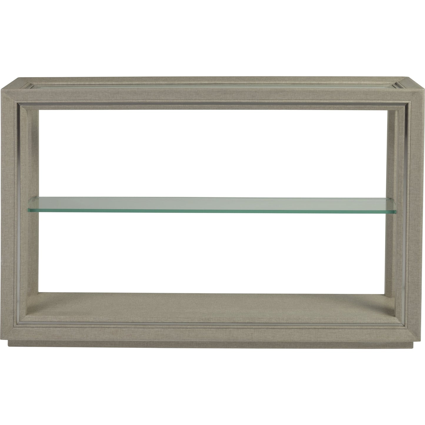002 SR-834734 | Additional Silo | Zeitgeist Linen Console by Artistica Home in gray. Made from unique in a transitional style.
