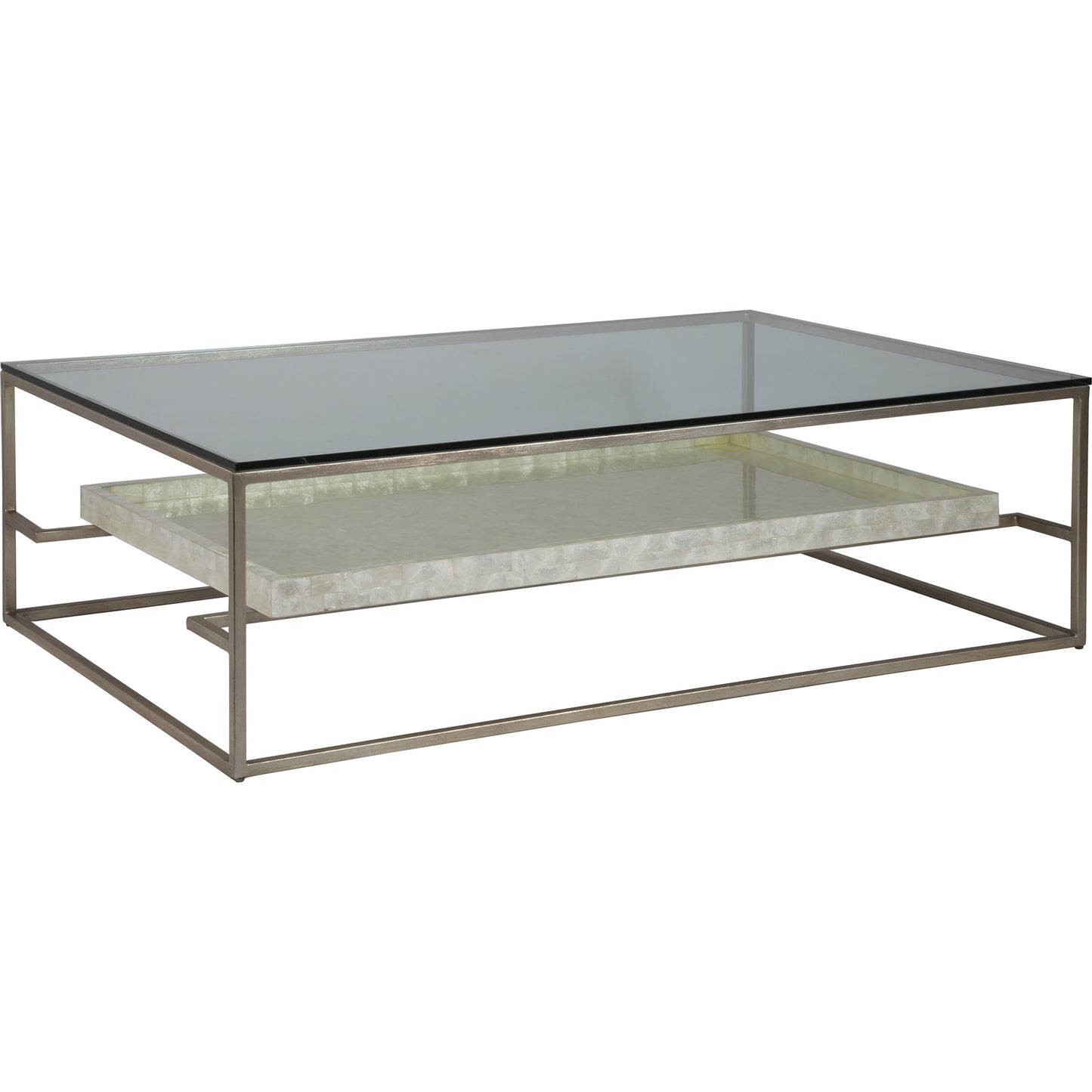 001 SR-834295 | Additional Silo | Cumulus Capiz Cocktail Table by Artistica Home in champagne. Made from unique in a modern style.