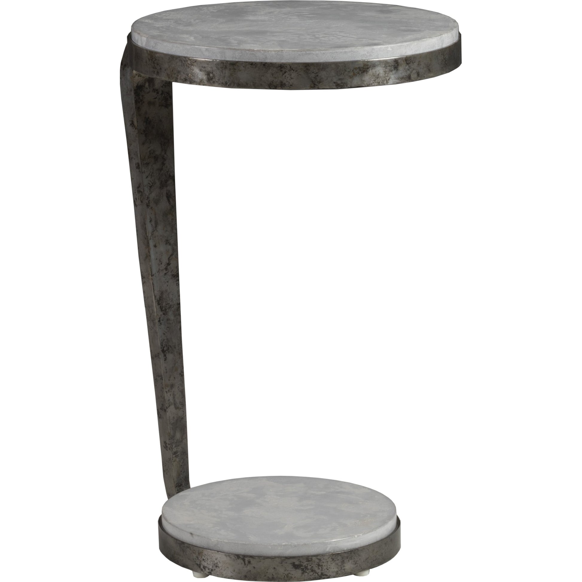 Otto Round Spot Table by Artistica Home in antique polished. Made from unique in a modern style.