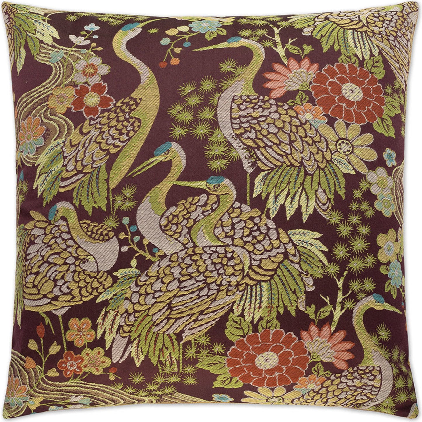 001 SR-738474 | Primary Silo | Crane by DV Kap Home in multi, green. Made from 100% polyester in a eclectic & global style.