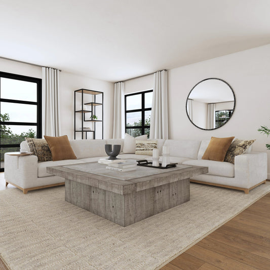 Donovan Sectional by Classic Home in gray. Made from 100% polyester in a modern style.