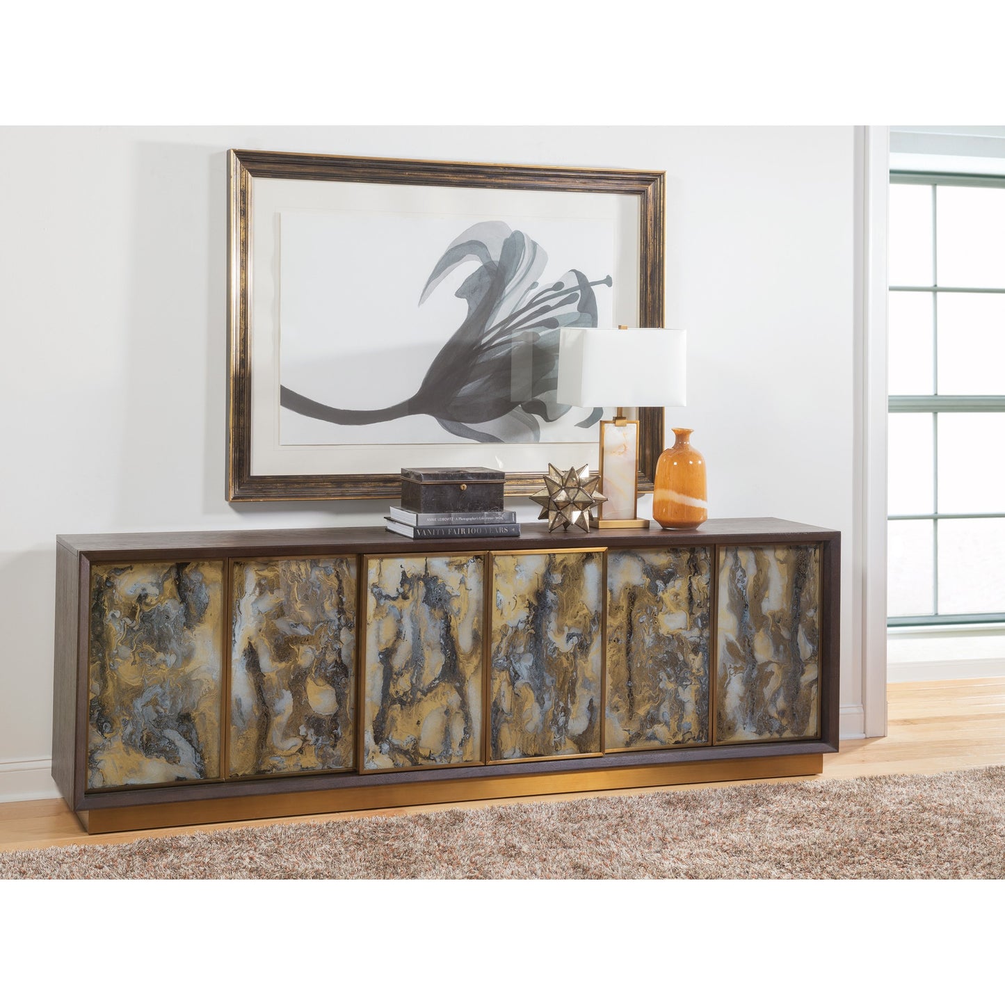 006 SR-834708 | Lifestyle | Verbatim Media Console by Artistica Home. Made from unique in a eclectic & global style.