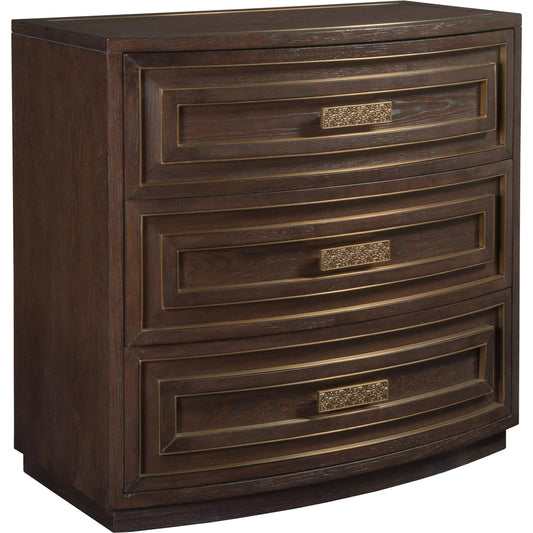 001 SI-2626490 | Primary Silo | Verbatim Convex Hall Chest by Artistica Home in dark brown. Made from wood in a unique style.