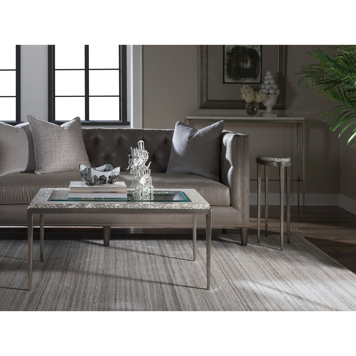 004 SR-834229 | Lifestyle | Brilliante Small Cocktail Table by Artistica Home. Made from unique in a modern style.