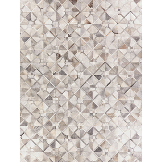 Natural Hide 2175 Rug by Exquisite Rugs in gray. Made from leather hide in a unique style.