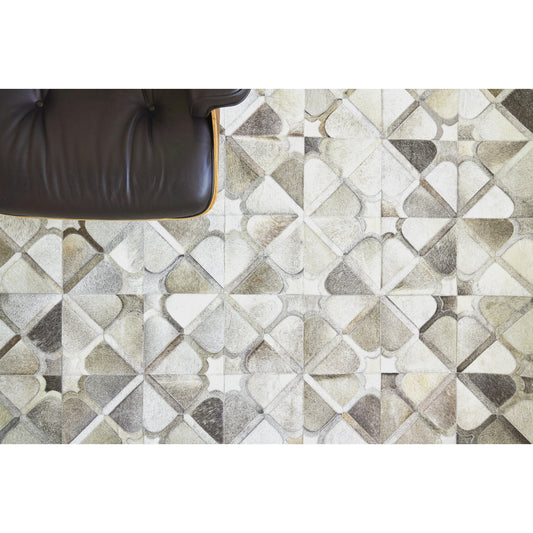 Natural Hide Rug by Exquisite Rugs. Made from leather hide in a unique style.