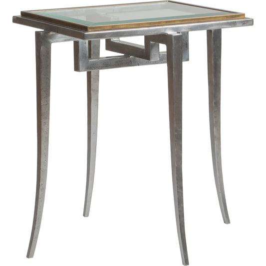 001 SR-834387 | Primary Silo | Huxley Rectangular Spot Table by Artistica Home in iron, antique brass. Made from unique in a modern style.