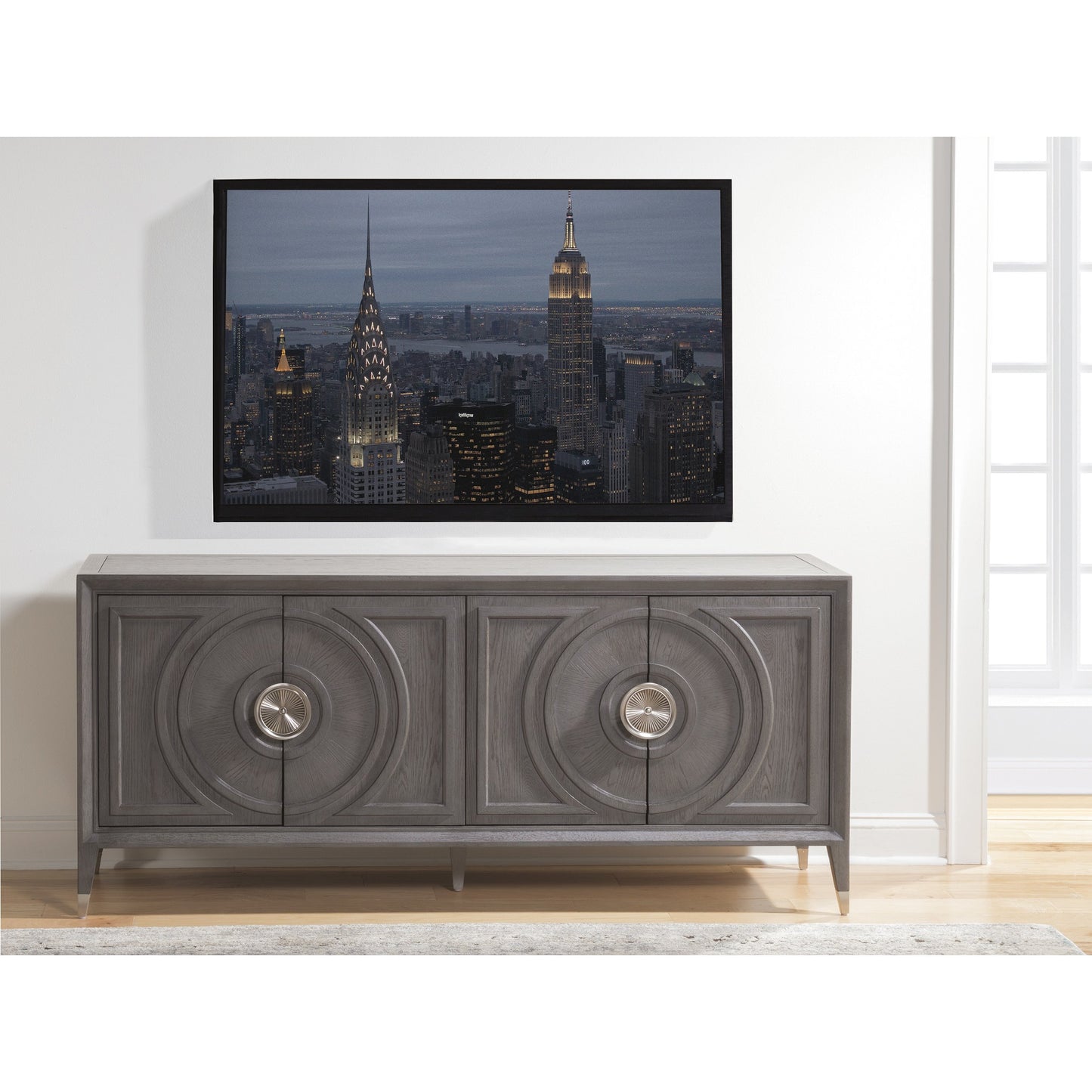 006 SR-834151 | Lifestyle | Appellation Media Console by Artistica Home. Made from unique in a transitional style.
