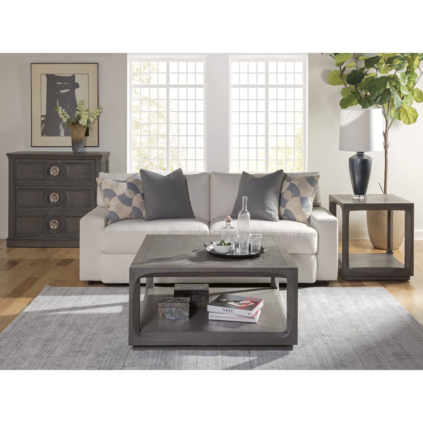004 SR-834155 | Lifestyle | Appellation Square Cocktail Table by Artistica Home. Made from unique in a modern style.