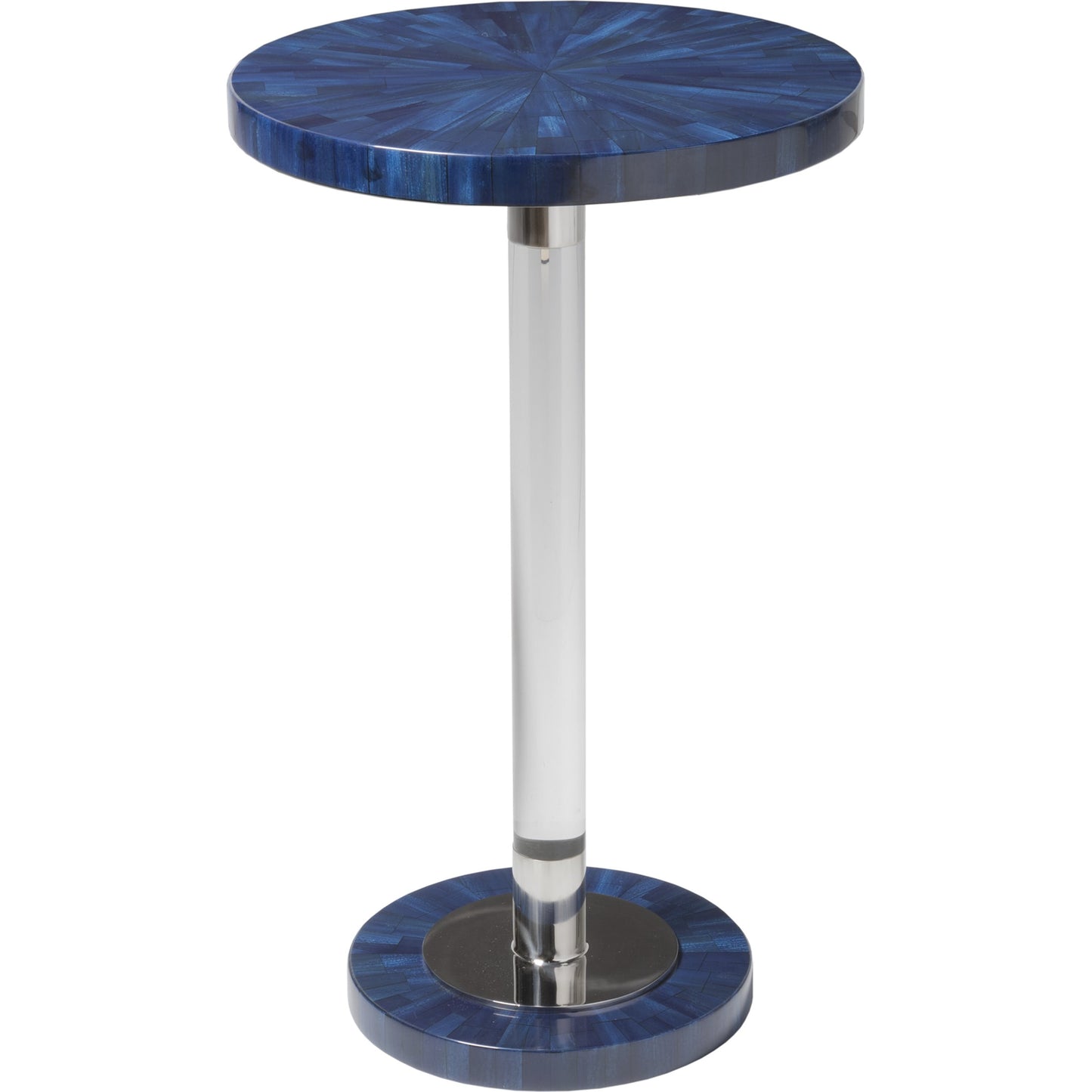 001 SR-834399 | Additional Silo | Invicta Round Spot Table by Artistica Home in navy. Made from unique in a coastal style.