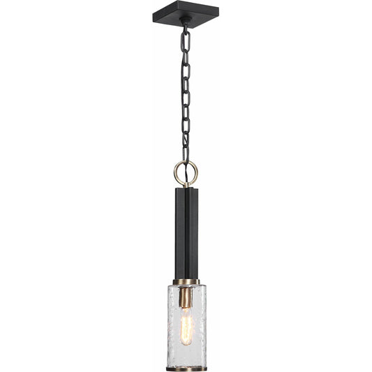 001 SR-766695 | Primary Silo | Jarsdel Industrial Mini Pendant by Uttermost. Made from steel, glass in a modern style.