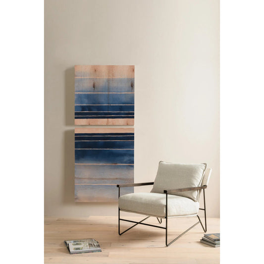 Deep End Diptych by Jess Engle by Four Hands in maple box. Made from american maple in a cottage & farmhouse style.