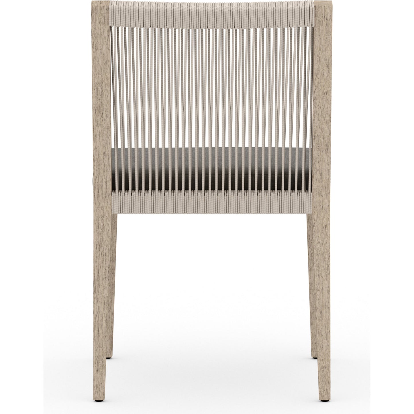 002 SR-810013 | Additional Silo | Sherwood Outdoor Dining Chair, Washed Brown by Four Hands in washed brown. Made from 100% olefin, solid fsc®-certified teak, 100% polypropylene in a cottage & farmhouse style.