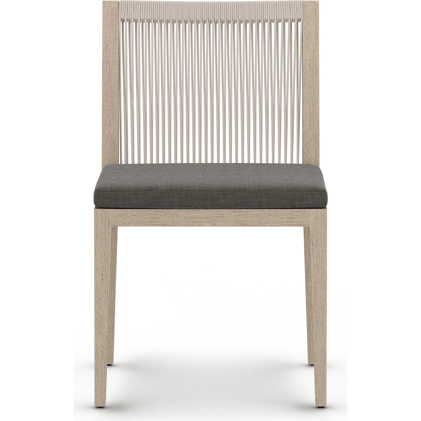 004 SR-810013,SR-810014 | Additional Silo | Sherwood Outdoor Dining Chair, Washed Brown by Four Hands in washed brown. Made from 100% olefin, solid fsc®-certified teak, 100% polypropylene in a cottage & farmhouse style.