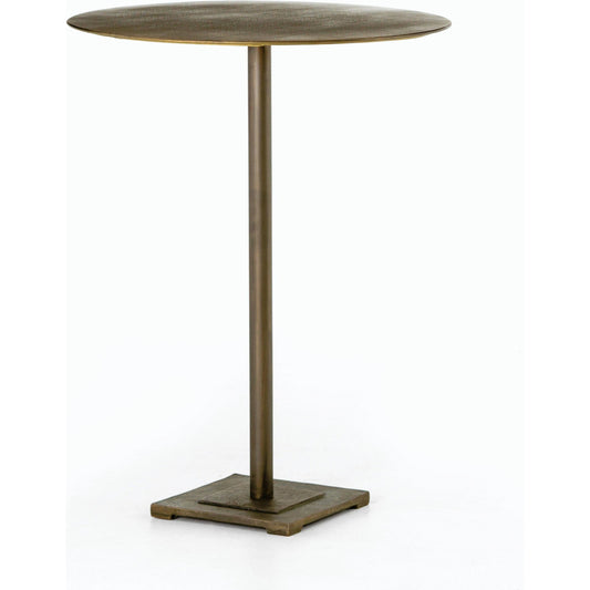 001 SI-1798664 | Primary Silo | Fannin Bar Table by Four Hands in aged brass. Made from iron in a modern style.