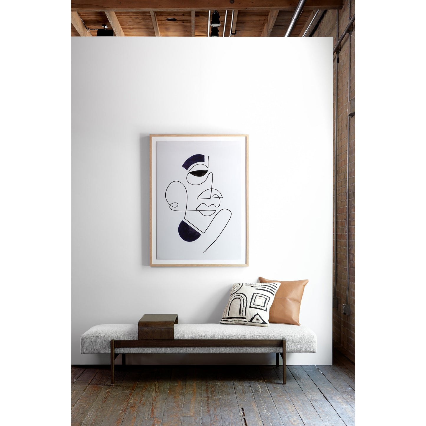 036 SI-1715254 | Lifestyle | Fawkes Bench by Four Hands. Made from unique in a modern style.