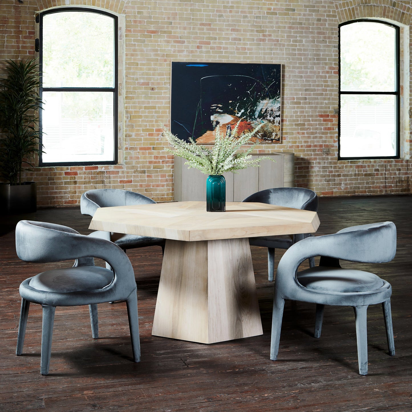 058 SI-1797405 | Lifestyle | Hawkins Dining Chair by Four Hands. Made from unique in a modern style.
