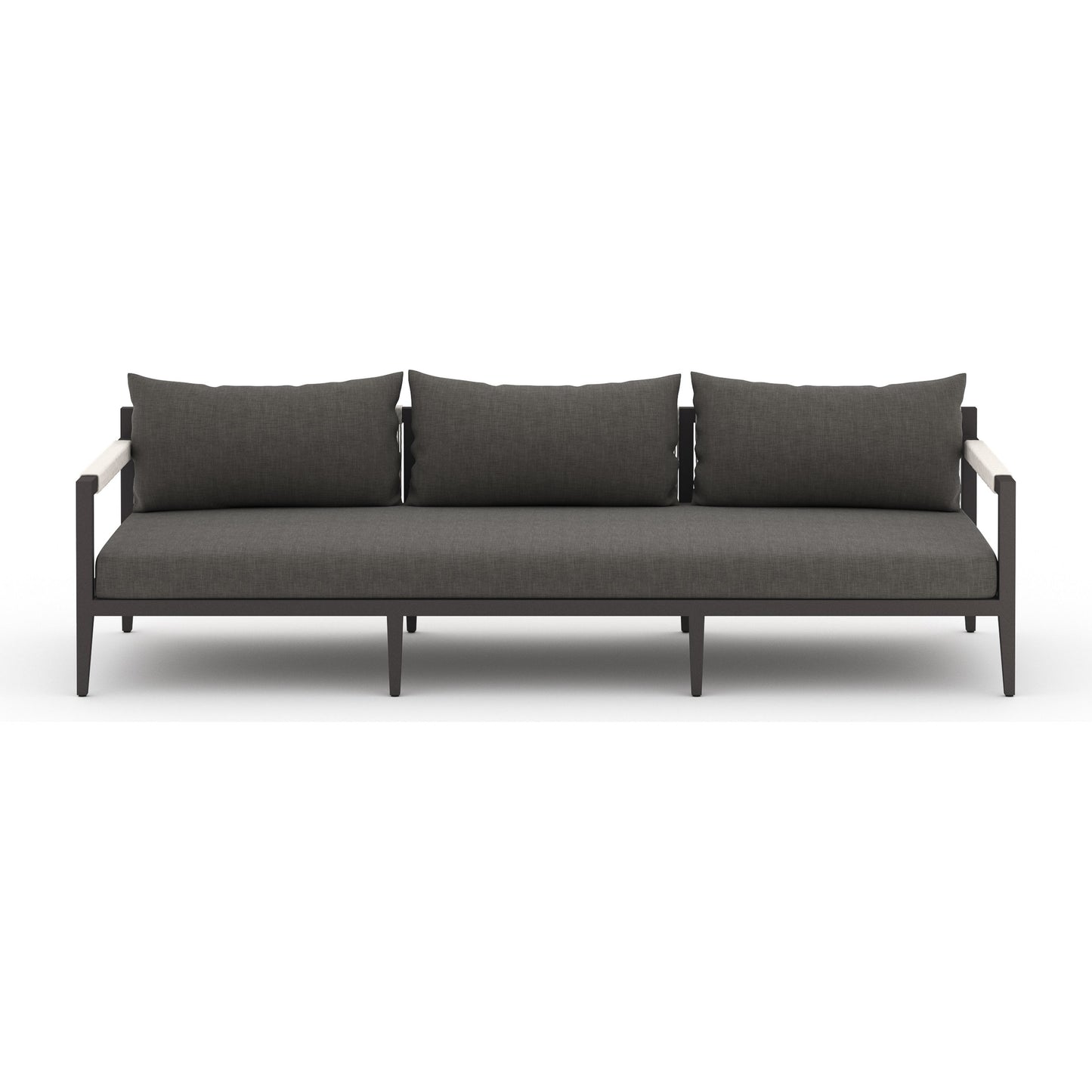 005 SI-1716738 | Additional Silo | Sherwood Outdoor Sofa, Bronze by Four Hands. Made from 100% olefin, aluminum, 100% polypropylene in a modern style.
