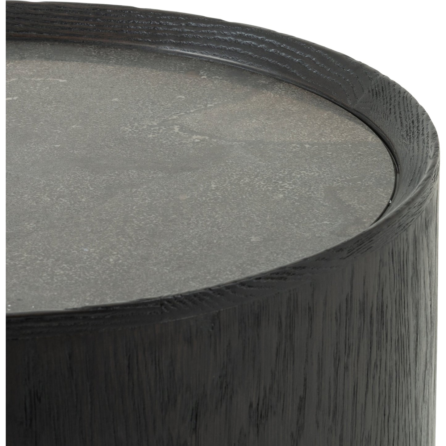 002 SI-1714295 | Additional Silo | Astoria End Table by Four Hands in ebony, bluestone and ebony, blue stone. Made from bluestone, solid oak, oak plywood in a modern style.
