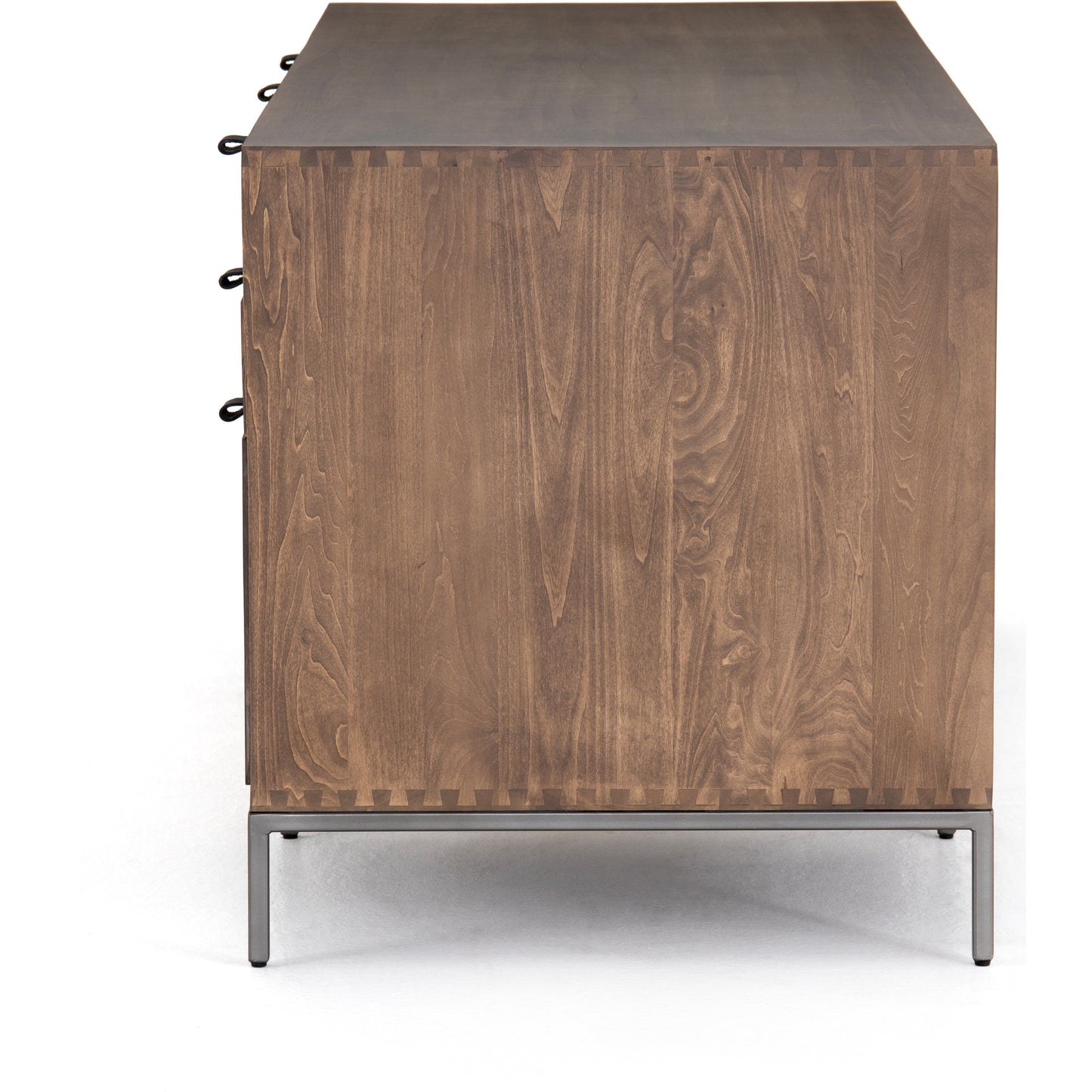 007 SI-1717033 | Additional Silo | Trey Executive Desk by Four Hands. Made from solid poplar, top grain leather, iron in a rustic style.